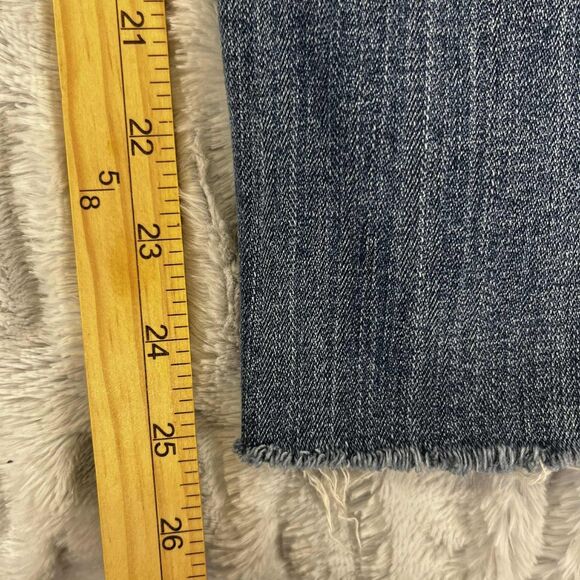 Lucky Brand Jeans Women 0/25 Bridgette Skinny Mid Rise Distressed Button Fly - Picture 10 of 11